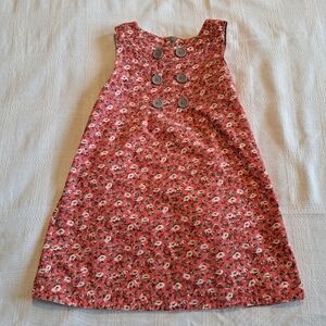 Mini Boden girls size 5-6 years corduroy pinnie